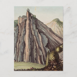 Orava Castle from the north side in Slovakia Postcard
