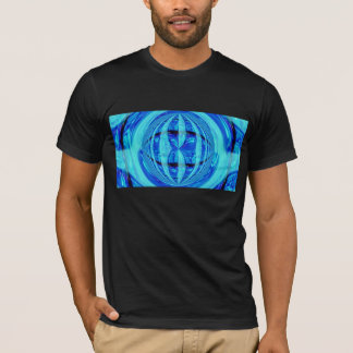 Orb Blue American apparel t-shirt
