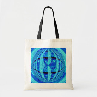 Orb Blue budget tote bag