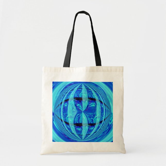Orb Blue budget tote bag (Front)