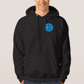 Orb Blue Round sweatshirt pocket & back