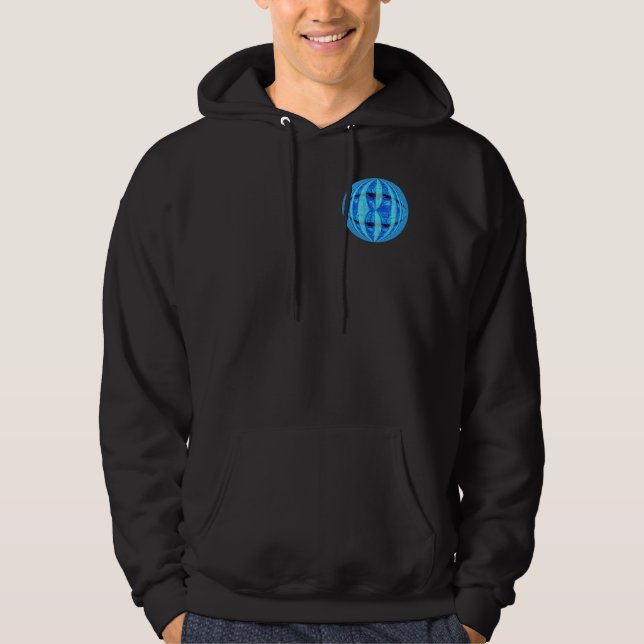 Orb Blue Round sweatshirt pocket & back (Front)