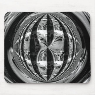 Orb Chrome Black mousepad (horizontal)