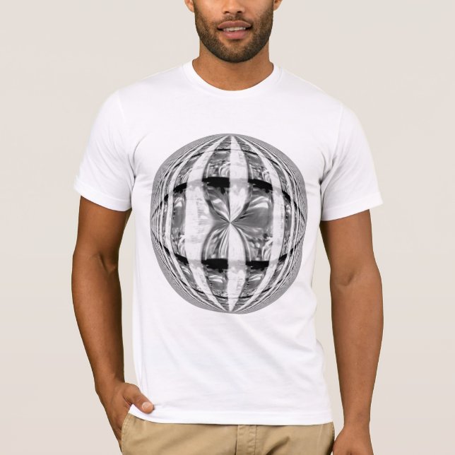 Orb Chrome Round t-shirt white (Front)