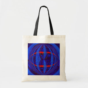 Orb Dark Blue budget tote bag