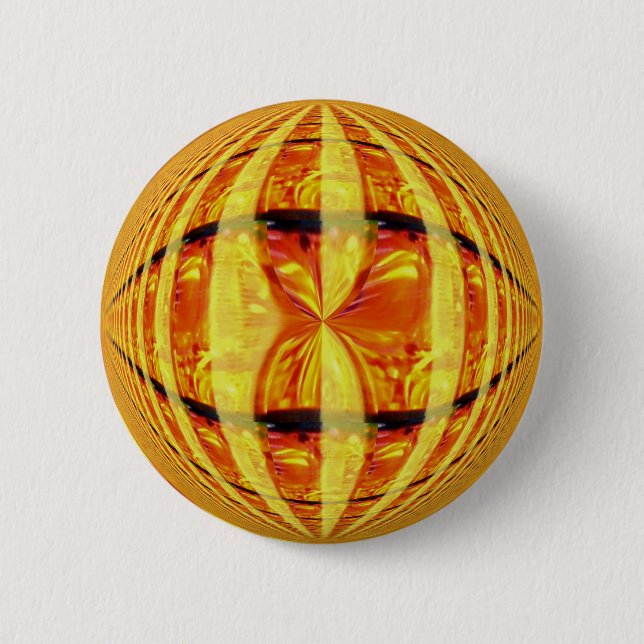 Orb Gold button round (Front)