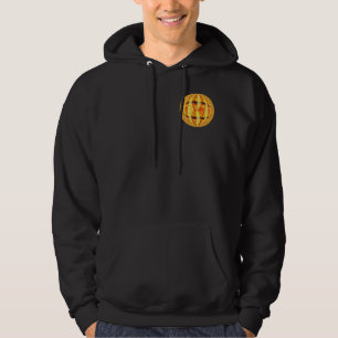 Orb Gold Round sweatshirt pocket & back