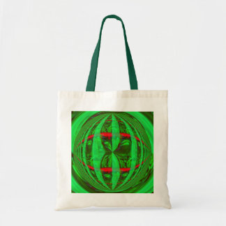 Orb Green budget tote bag
