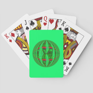 Orb Green playing cards green