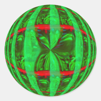 Orb Green sticker round