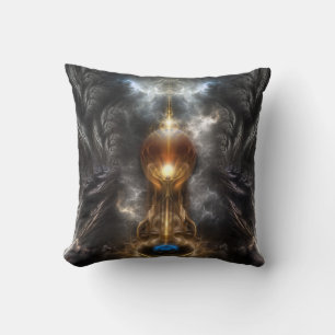 Orb Of Light Fractal Art Mojo Pillow