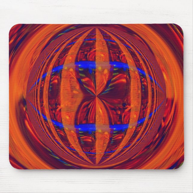 Orb Red mousepad (horizontal) (Front)