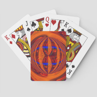 Orb Red playing cards