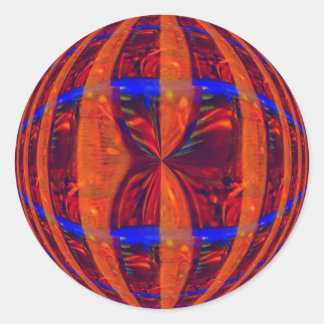Orb Red sticker round
