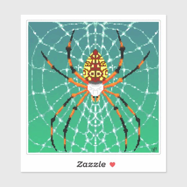 Orb weaver pixel spider  (Sheet)