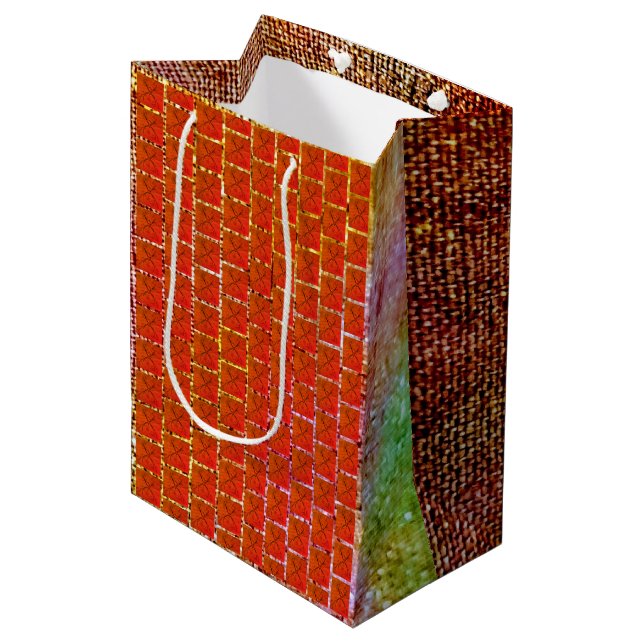 Orb Weaver/Wander With Stars Eve, Medium Gift Bag (Front Angled)
