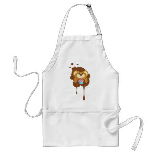 orbiebearwithcupcake standard apron