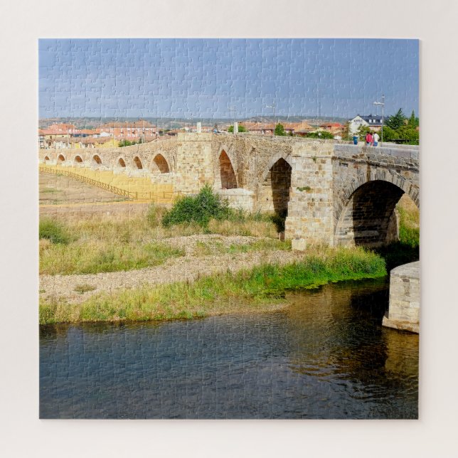 Orbigo Bridge Jigsaw Puzzle (Vertical)