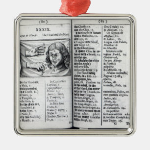 'Orbis Sensualium Pictus' Metal Tree Decoration