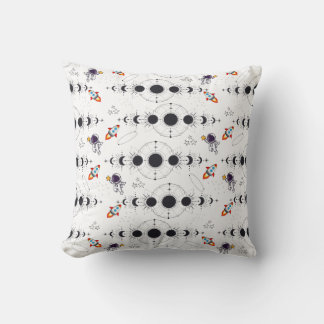 Orbit Buddies: Astronaut, Rocket & phases of the M Cushion