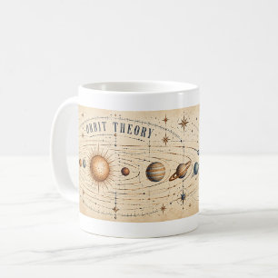 Orbit Theory Vintage Astronomy Mug