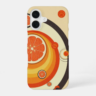Orbite Agrumes Rétro iPhone 16 Case