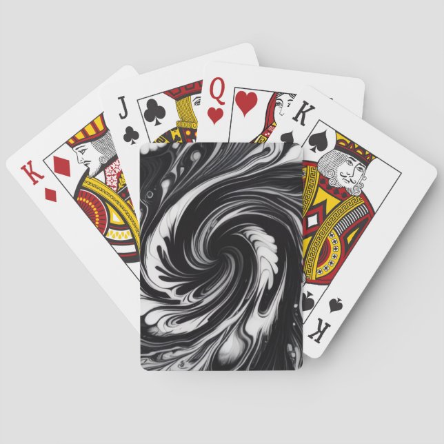 Orbiting Vortex  Playing Cards (Back)