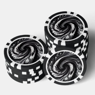 Orbiting Vortex Poker Chips