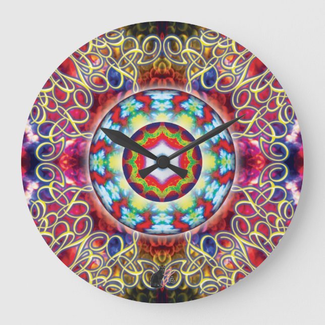 Orbz Kaleid Large Clock (Front)