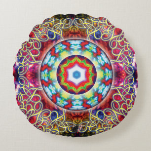 Orbz Kaleid Round Pillow