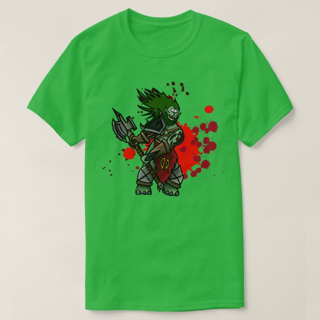 Orc Axe Warrior T-Shirt (Design Front)