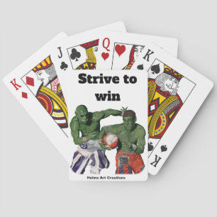 Orc Gladiators Football Fantasy Art Playing Cards