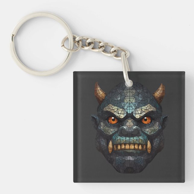 Orc head key ring (Front)