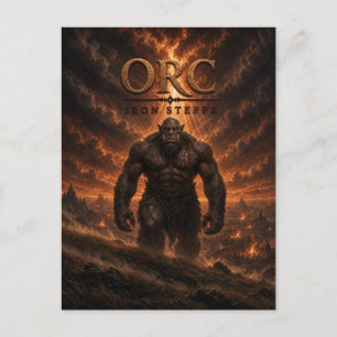 Orc Iron Steppe Dark Cinema Postcard