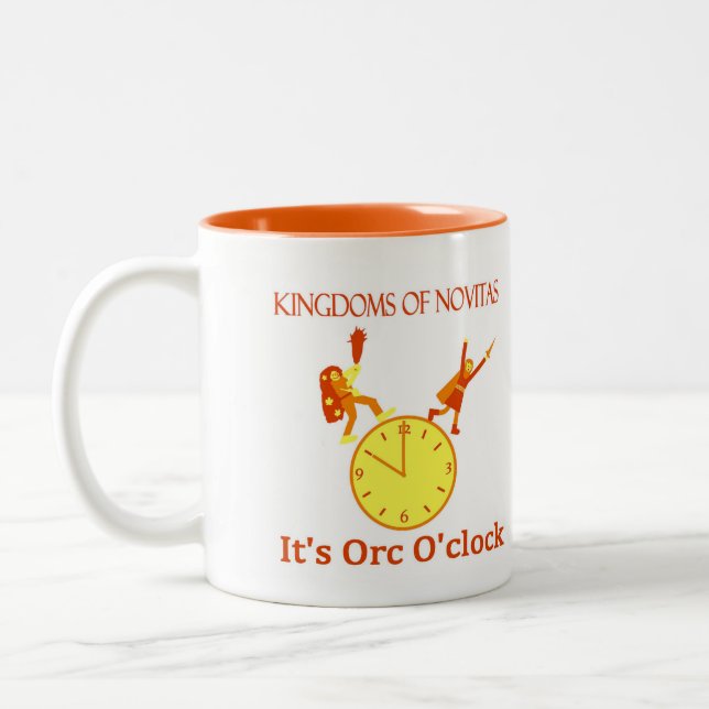 Orc O'Clock coffee mug (Left)