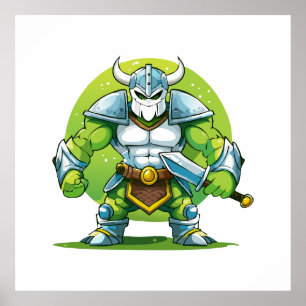 orc warrior poster
