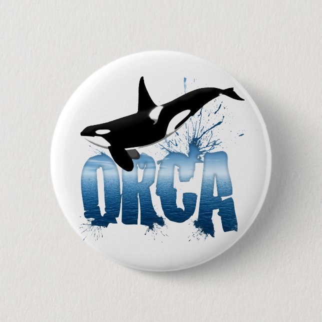 ORCA 6 CM ROUND BADGE (Front)
