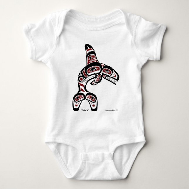 orca baby bodysuit (Front)