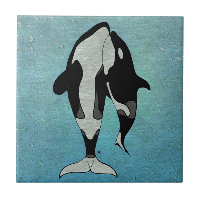 Orca Blue Tile (Front)
