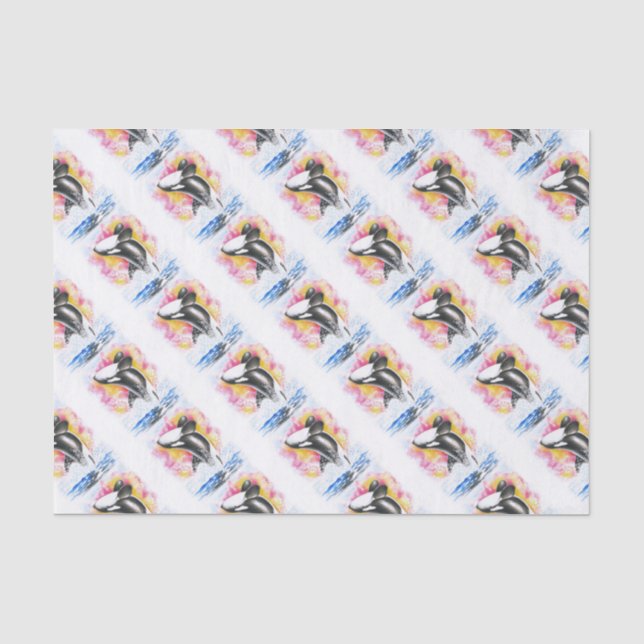 Orca Breaching Tissue Paper (Front)
