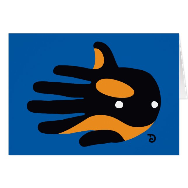 Orca Cute Killer Whale Dolphin (Front Horizontal)