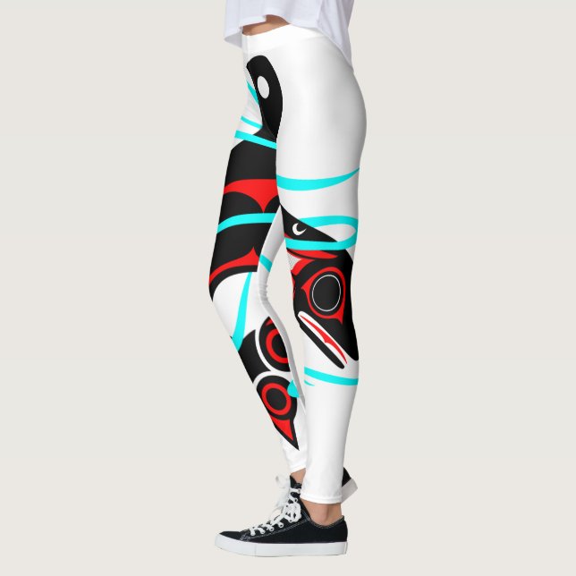 Orca design leggings (Left)