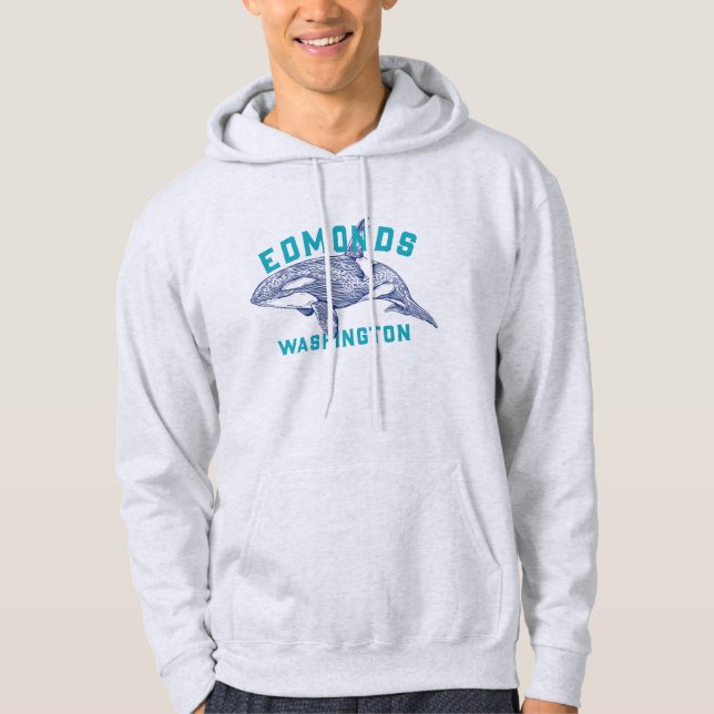 Orca - Edmonds, Washington Hoodie (Front)