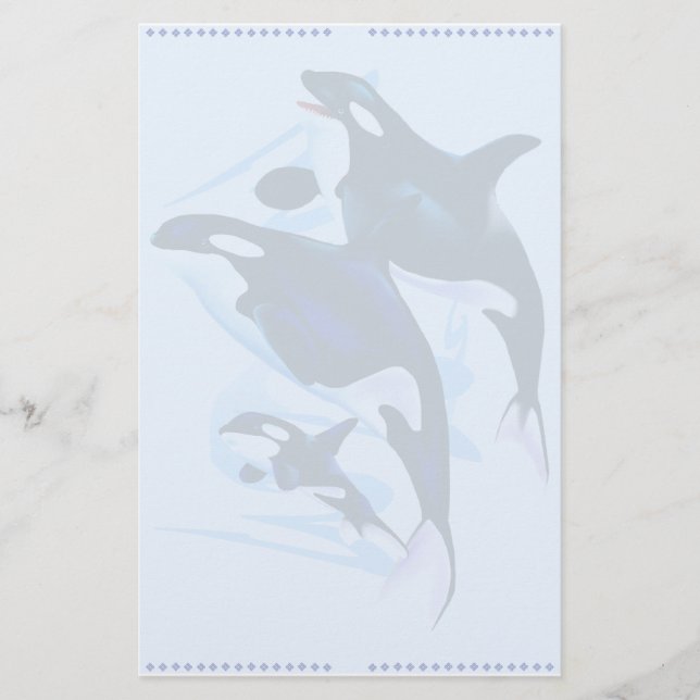 Orca Family Stationery (Front)