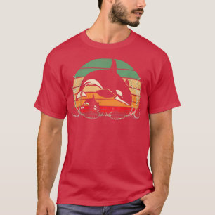 Orca Family Vintage Retro Art, Killer Whale Family T-Shirt