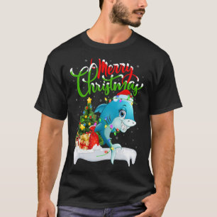 Orca Fish Lover Xmas Decorations Santa Orca Christ T-Shirt