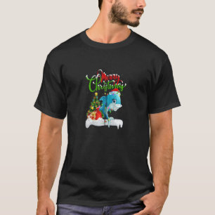 Orca Fish Xmas Decorations Santa Orca Christmas Z T-Shirt