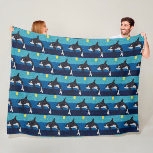 Orca - Fleece Blanket