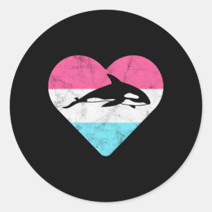 Orca For Or Classic Round Sticker