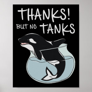 Orca Free Save The Whales Social Criticism Ocean P Poster